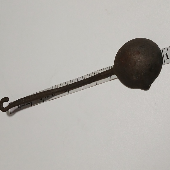 Vintage Foundry Ladle, Metal Crucible, Forged Ladle Decor - Picture 4 of 7